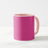 Heiß rosa tasse (VorderseiteRechts)