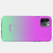Heiß rosa und grün Case-Mate iPhone hülle (Rückseite (Horizontal))