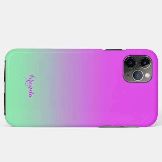 Heiß rosa und grün Case-Mate iPhone hülle (Rückseite (Horizontal))