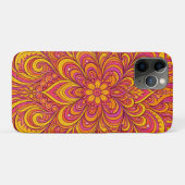 Heiß Rosa und Hell Orange Psychedelische Unisex Case-Mate iPhone Hülle (Rückseite (Horizontal))