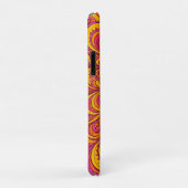 Heiß Rosa und Hell Orange Psychedelische Unisex Case-Mate iPhone Hülle (Hinten/Rechts)