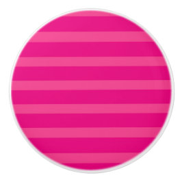 Heiß rosa und hellrosa Punch Helle fette Streifen Keramikknauf