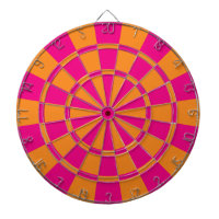 Heiß rosa und orange