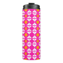 Heiß rosa und orange Tumbler Thermosbecher