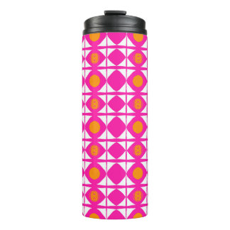 Heiß rosa und orange Tumbler Thermosbecher