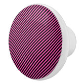 Heiß rosa und schwarz keramikknauf (Rechts)