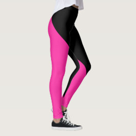 Heiß rosa und schwarz leggings