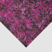 Heiß rosa und schwarz seidenpapier (Ausschnitt)