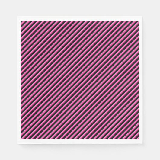 Heiß rosa und schwarz serviette (Vorderseite)
