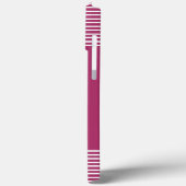 heiß rosa weiß Französisch ruhig halten und weiter Case-Mate iPhone Hülle (Rückseite / Links)