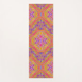 Heiß rosa Zauberteppich/ Orange Blau Kariert Yogamatte (Vorderseite)