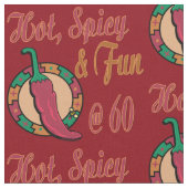 Heiß, Spaß und würziger 60. Stoff (Nahaufnahme)