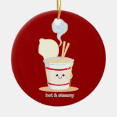 Heiß und dampfig keramik ornament (Vorne)