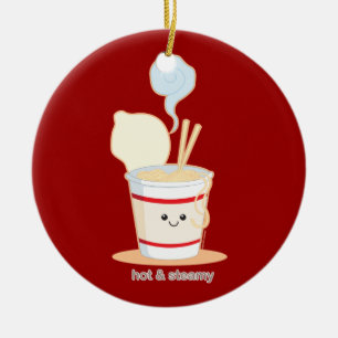 Heiß und dampfig keramik ornament