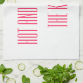 Heiß und frisch heraus das Küchen-Tee-Tuch Küchentuch (Gefaltet)