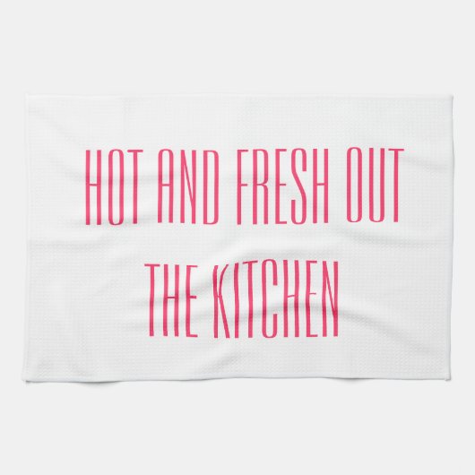 Heiß und frisch heraus das Küchen-Tee-Tuch Küchentuch (Horizontal)