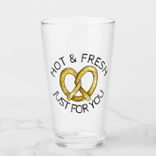 Heiß und frisch, nur für Sie NYC Salty Soft Pretze Glas