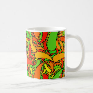heiß und peppery kaffeetasse