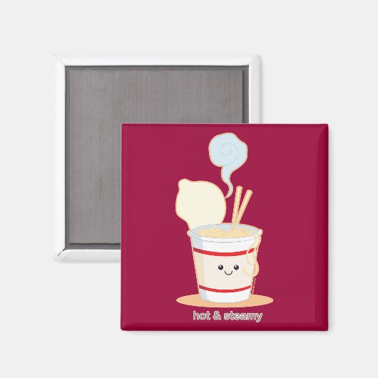 heiß und trocken magnet (Vorderseite/Rückseite)