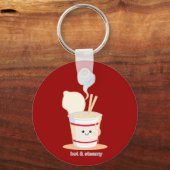 heiß und trocken schlüsselanhänger (Vorderseite)