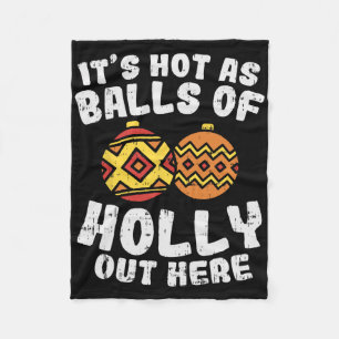 Heiß wie von Holly Lustiges Weihnachten im Juli So Fleecedecke
