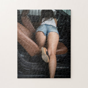 Heiße 252 Stück-Puzzlespielbabys und -autos des Puzzle