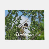 Heiße Adler Begrüßungstor Fußmatte (Vorderseite)