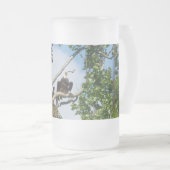 Heiße Adler Mattierte Tasse (VorderseiteRechts)