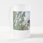 Heiße Adler Mattierte Tasse (Vorderseite Links)
