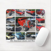 Heiße amerikanische Klassiker und Muskel-Autos 19 Mousepad (Mit Mouse)