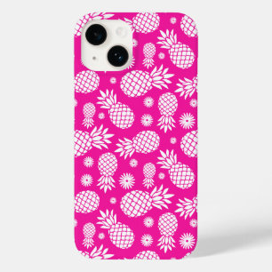 Heiße Ananas und Muster der Blume Case-Mate iPhone Hülle