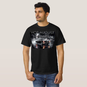 Heiße Augustnächte Classic Car Noir Cruise T-Shirt