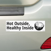 Heiße Außenluft gesund innen Autoaufkleber (Auf Auto)