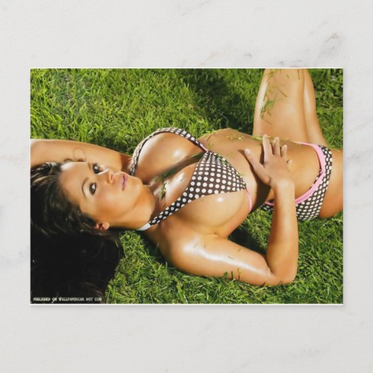 heiße Babys Postkarte (Vorderseite)