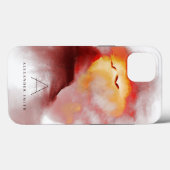 Heiße Brandung Sonnige Berge Landschaft Mit Monogr Case-Mate iPhone Hülle (Rückseite (Horizontal))