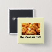 Heiße Brötchen Button (Vorne & Hinten)