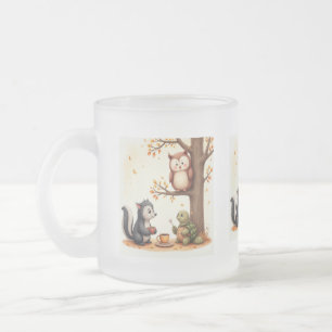 Heiße Brühe für einen Herbsttag Mattglastasse