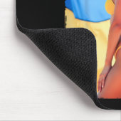 Heiße Bybe - Schönes Bikini-Mädchen mit der Ukrain Mousepad (Ecke)