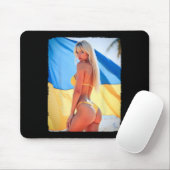 Heiße Bybe - Schönes Bikini-Mädchen mit der Ukrain Mousepad (Mit Mouse)