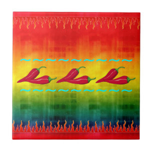 Heiße Chili-Fliese Fliese