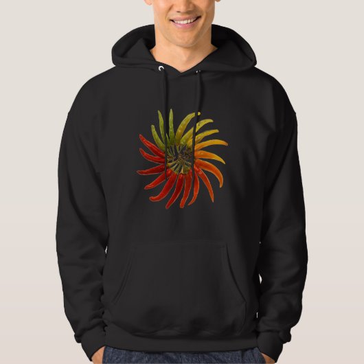 Heiße Chili-Paprikaschoten Hoodie (Vorderseite)