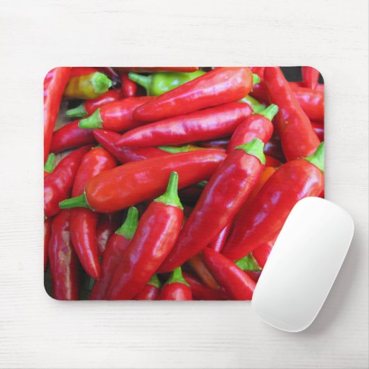 Heiße Chili-Paprikaschoten Mousepad (Mit Mouse)