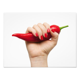 Heiße Chili-Revolution Fotodruck