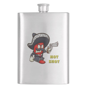 Heiße Chili-Schnapsflasche Flachmann