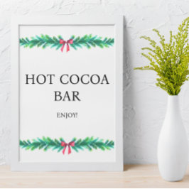 Heiße Cocoa Babydusche Poster