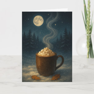 Heiße Cocoa Weihnachtskarte - Gemütlicher Urlaub G Karte