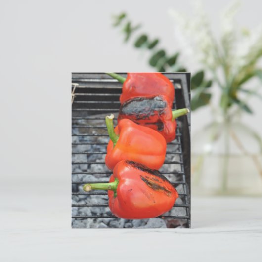 Heiße Dinge Postkarte (Stehend Vorderseite)