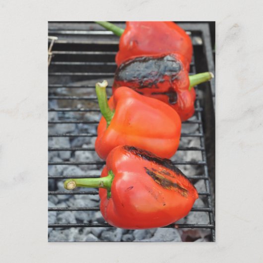 Heiße Dinge Postkarte (Vorderseite)