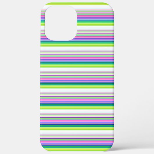 Heiße farbenfrohe Neonstreifen Case-Mate iPhone Hülle (Rückseite)