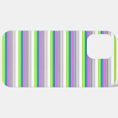 Heiße farbenfrohe Neonstreifen Case-Mate iPhone Hülle (Hinten (horizontal))